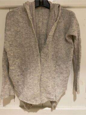 Moth by Anthropology Alpaca blend Unique Cardigan Hoodie M